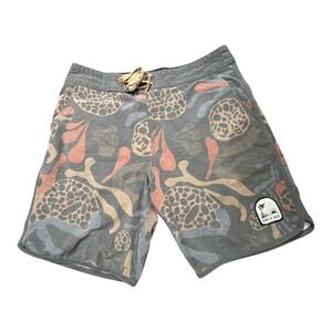 Men Howler Brothers Bruja Boardshorts Molecular Movements Antique Black Size 32